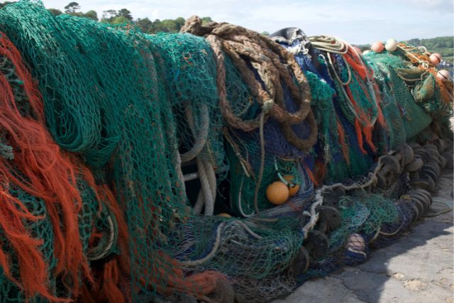 fishing nets at the cobb