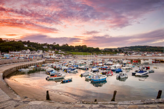 Lyme Regis harbour