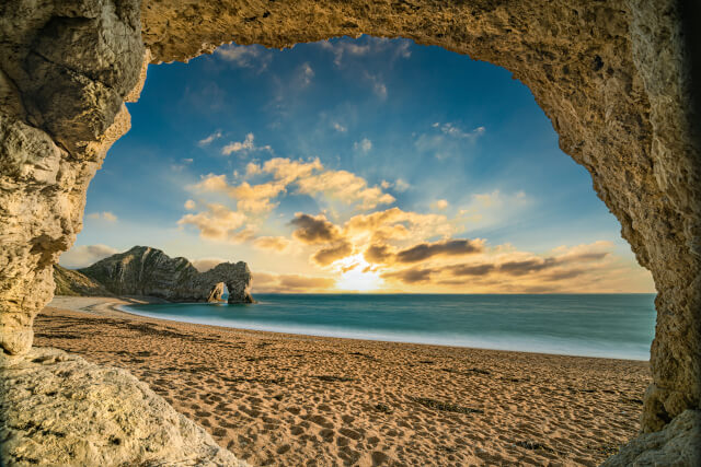 Durdle Door sunset