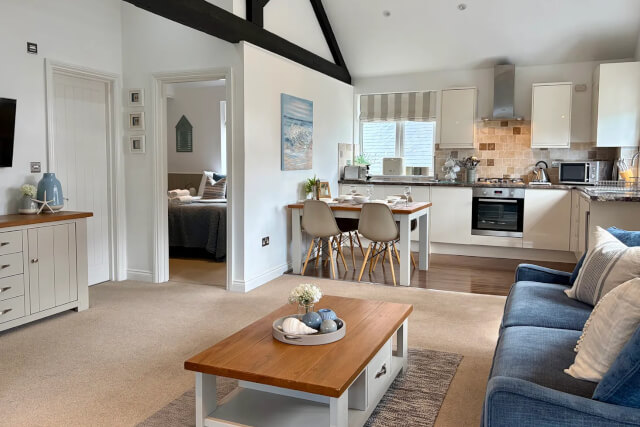 11 The Gables - Kitchen and Living Room