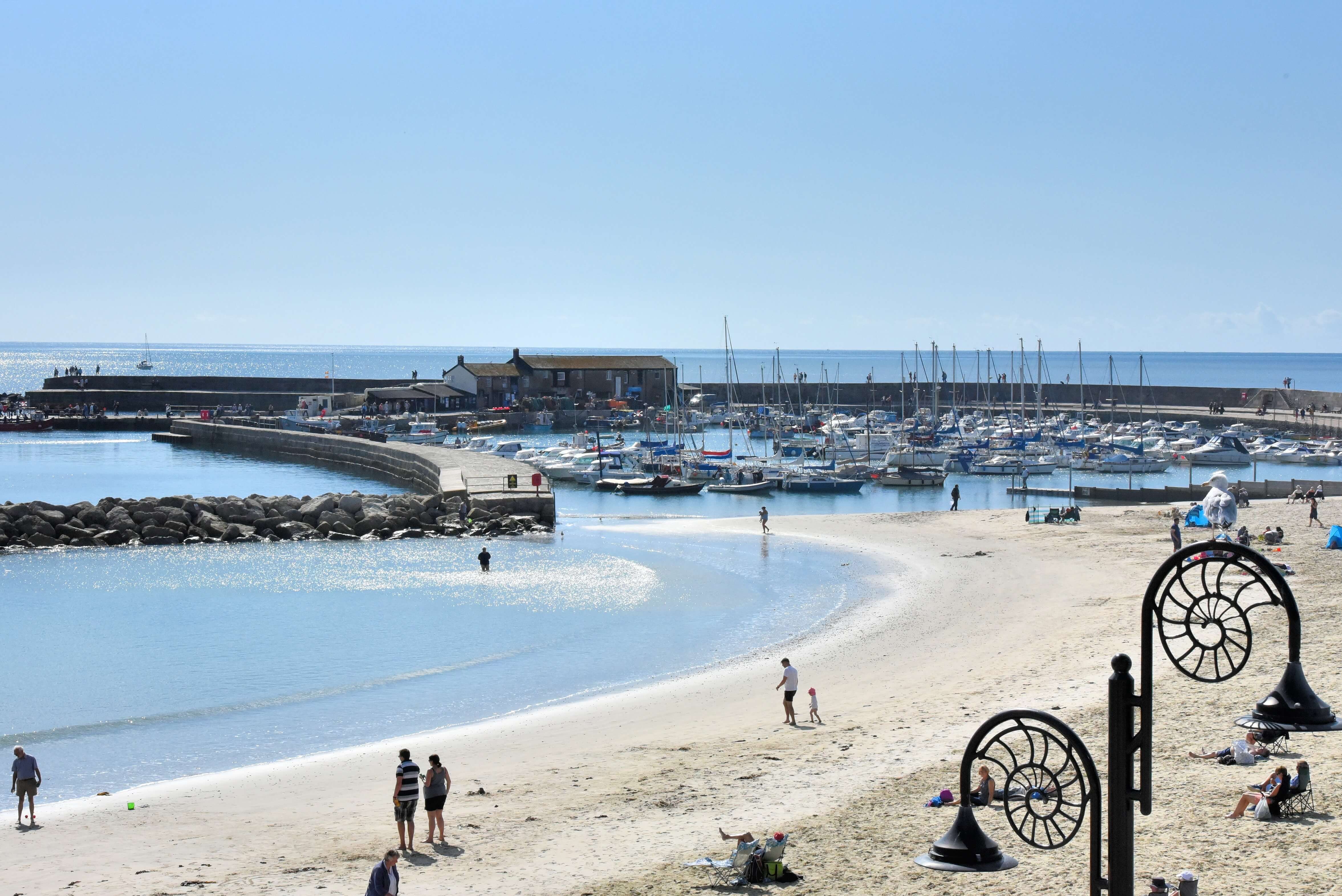 September beach - Lyme Regis